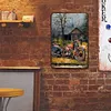 Moto - Panneaux en &eacute;tain m&eacute;tallique(20*30cm/30*40cm) - Garage