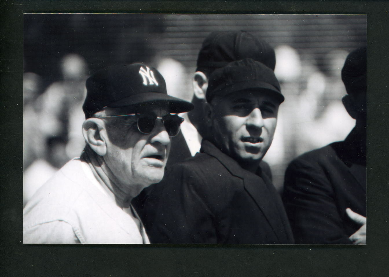 Casey Stengel circa 1959 Original Photo Poster painting WITH NEGATIVE New York Yankees