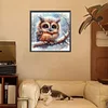 Owl-Full Square Diamond Painting(35x35cm)