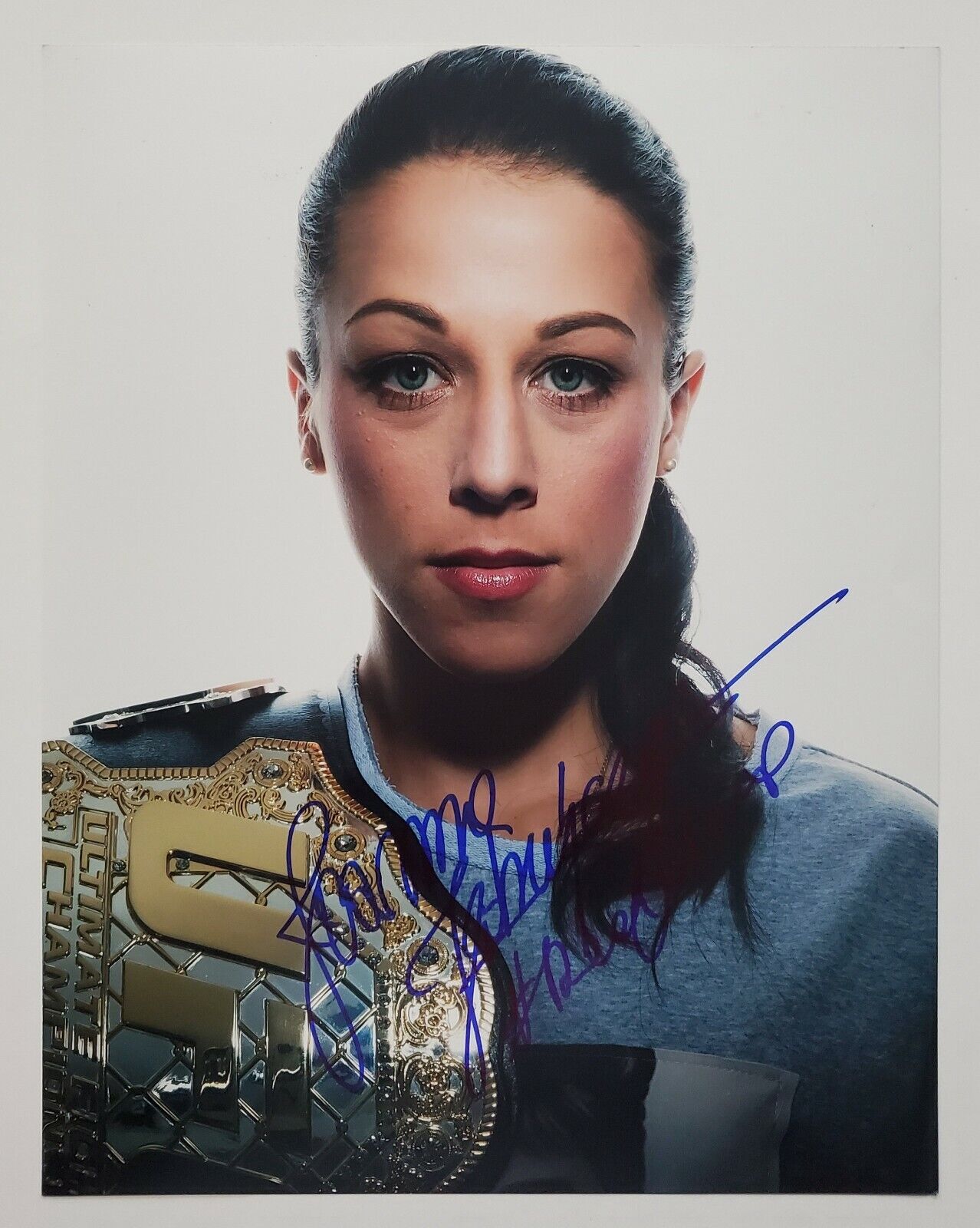 Joanna Jedrzejczyk Signed 11x14 Photo Poster painting UFC MMA Fighter Champion LEGEND RAD