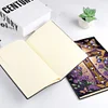 (US Local)50-Page A5 Size Cross Pattern Rhinestone Art Painting Notebook Kit for Gift