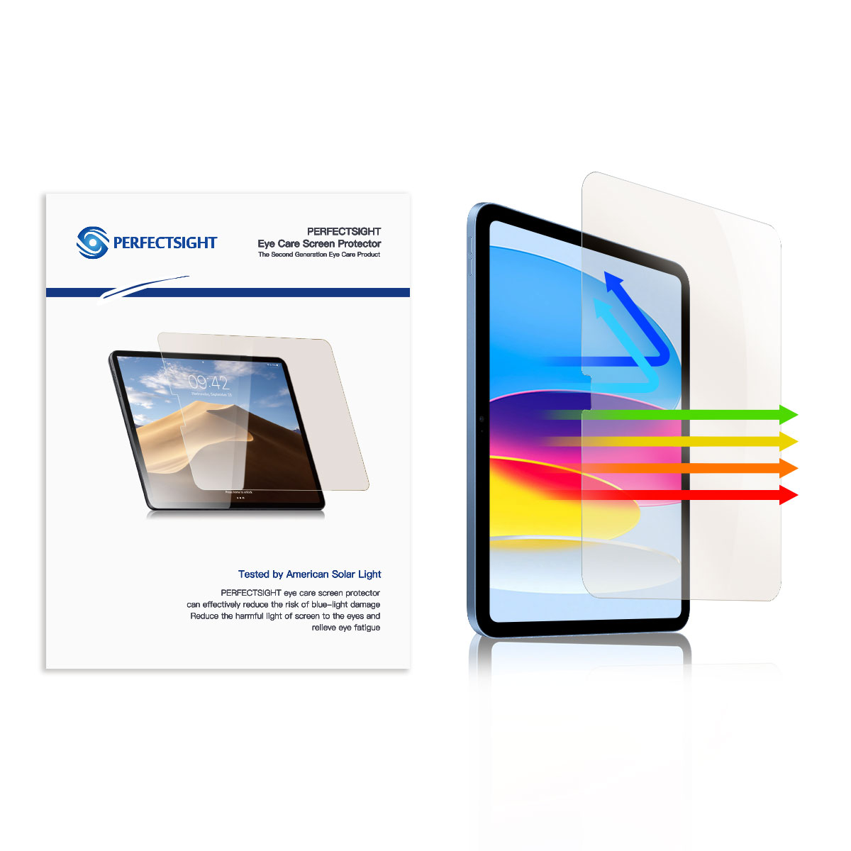 [Medical Grade] iPad Ultra HD Tempered Glass Screen Protector - Anti Blue Light
