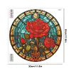 Diamonds Painting Stained Glass Rose Stickers Home Decor