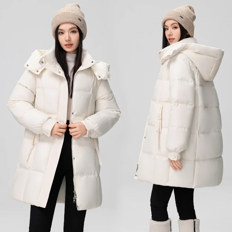 Toloer Student Cotton-Padded Clothes Female Long Hooded Fashion Style Casual Coat Hooded Loose In 2024 Winter New-Outfit Ideas