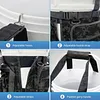 Fishing Bucket Organizer with Buckets Cover Ice Fishing Tackle Bag with Rod & Plier Holder Multi-Pockets for 5 Gallon Buckets Gear Accessories