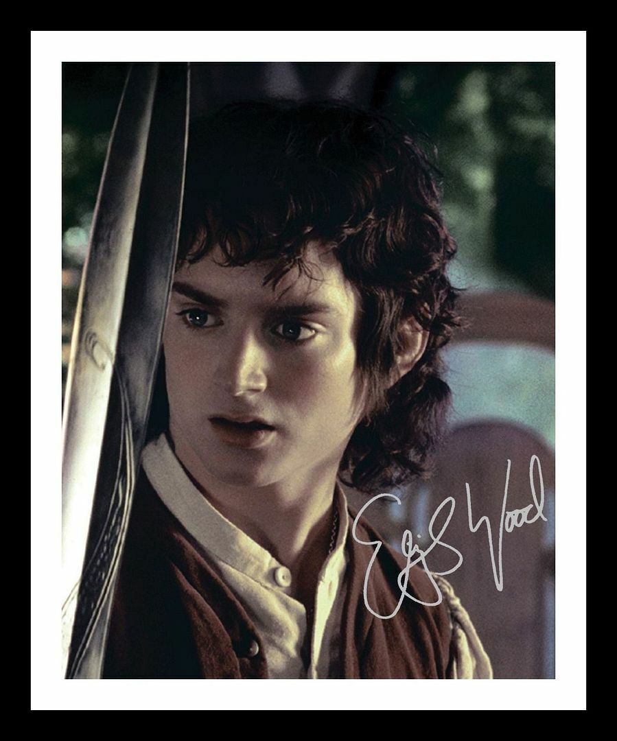 Elijah Wood - Lord Of The Rings Autograph Signed & Framed Photo Poster painting 1