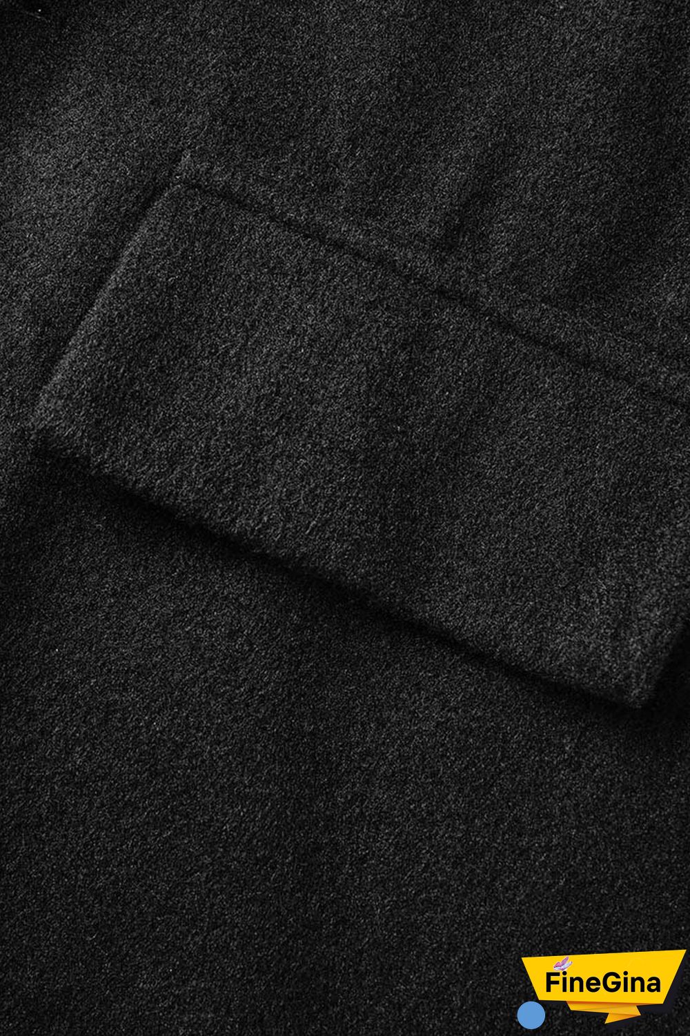 Pink Casual Solid Cardigan Turndown Collar Outerwear