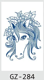 Temporary Tattoo Sticker Cute Tooth Fairy Butterfly Angel Juice Ink Lasting Waterproof Girl Chest Face Neck Realistic Fake Tatoo