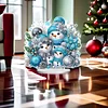 Diamond Painting Christmas Snowman Table Top Ornament Kits for Home Office