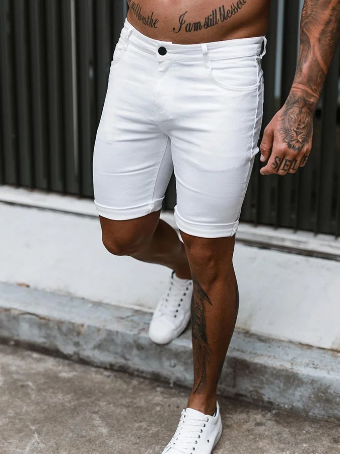  Men's Casual White Shorts