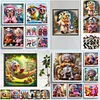 (Multi-Style)Funny Grandma-Full Round Diamond Painting 30*30/40*40CM
