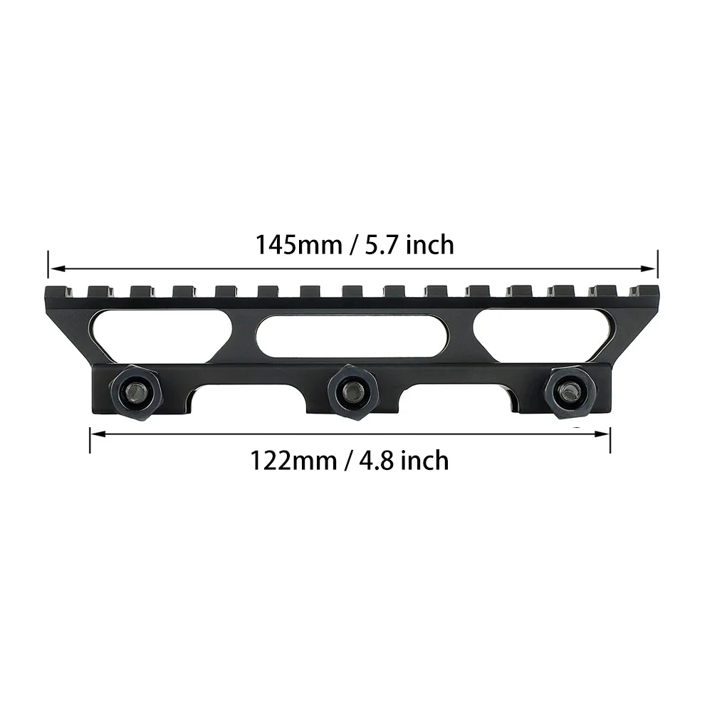 ohhunt® Picatinny Riser Mount, 1" Height, 14 Slots