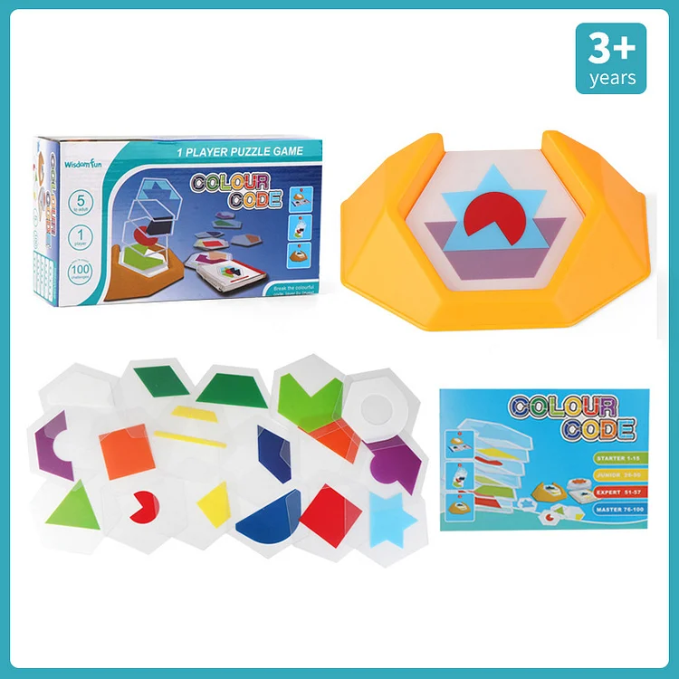 Color Code Cognitive Skill - Building Puzzle Game