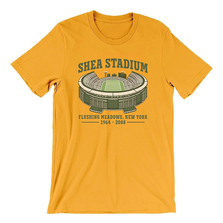 on Demand Shea Stadium New York Unisex Retro T-Shirt S