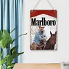 Marlboro occidental - Enseignes en bois(20*30cm/30*40cm)
