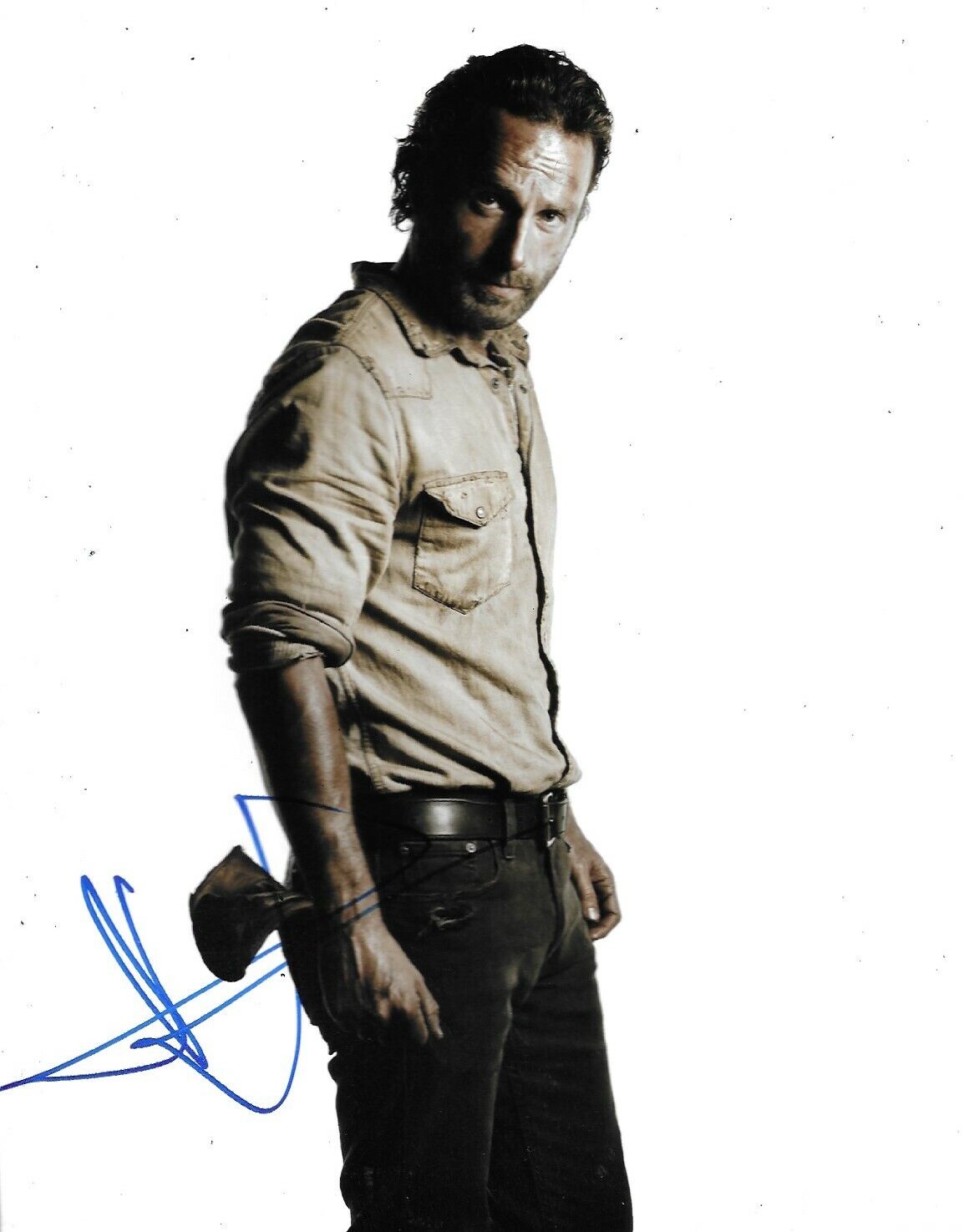 Andrew Lincoln Signed The Walking Dead 10x8 Photo Poster painting AFTAL