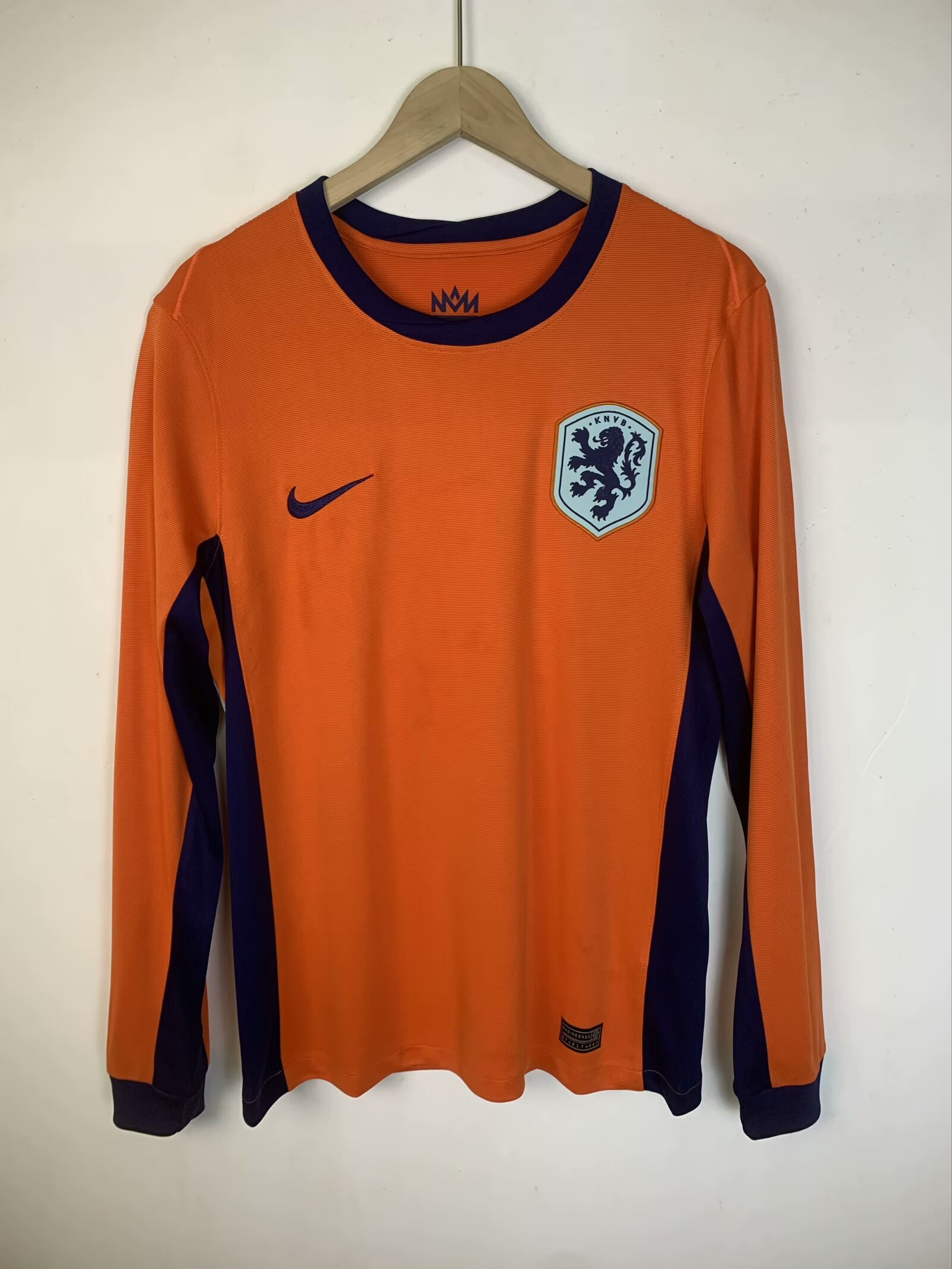 2024 Netherlands National Team Home Long Sleeve  Shirt Thai Quality