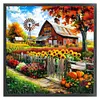 Farm Cottage-11CT Stamped Cross Stitch 45*45cm/17.72*17.72in tapestrymarket