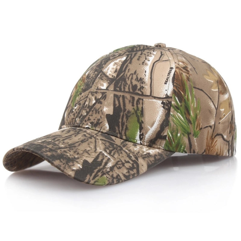 Unisex Casual Elegant Minimalist Camouflage Curved Eaves Baseball Cap