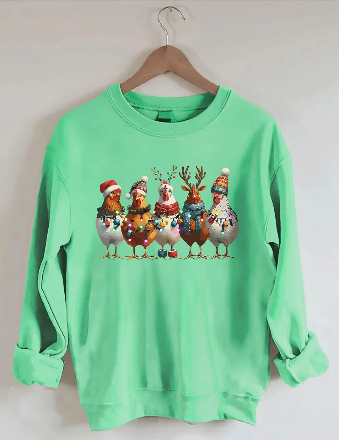 Christmas Chickens Sweatshirt