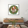 Christmas Wreath-Crystal Rhinestone Diamond Painting
