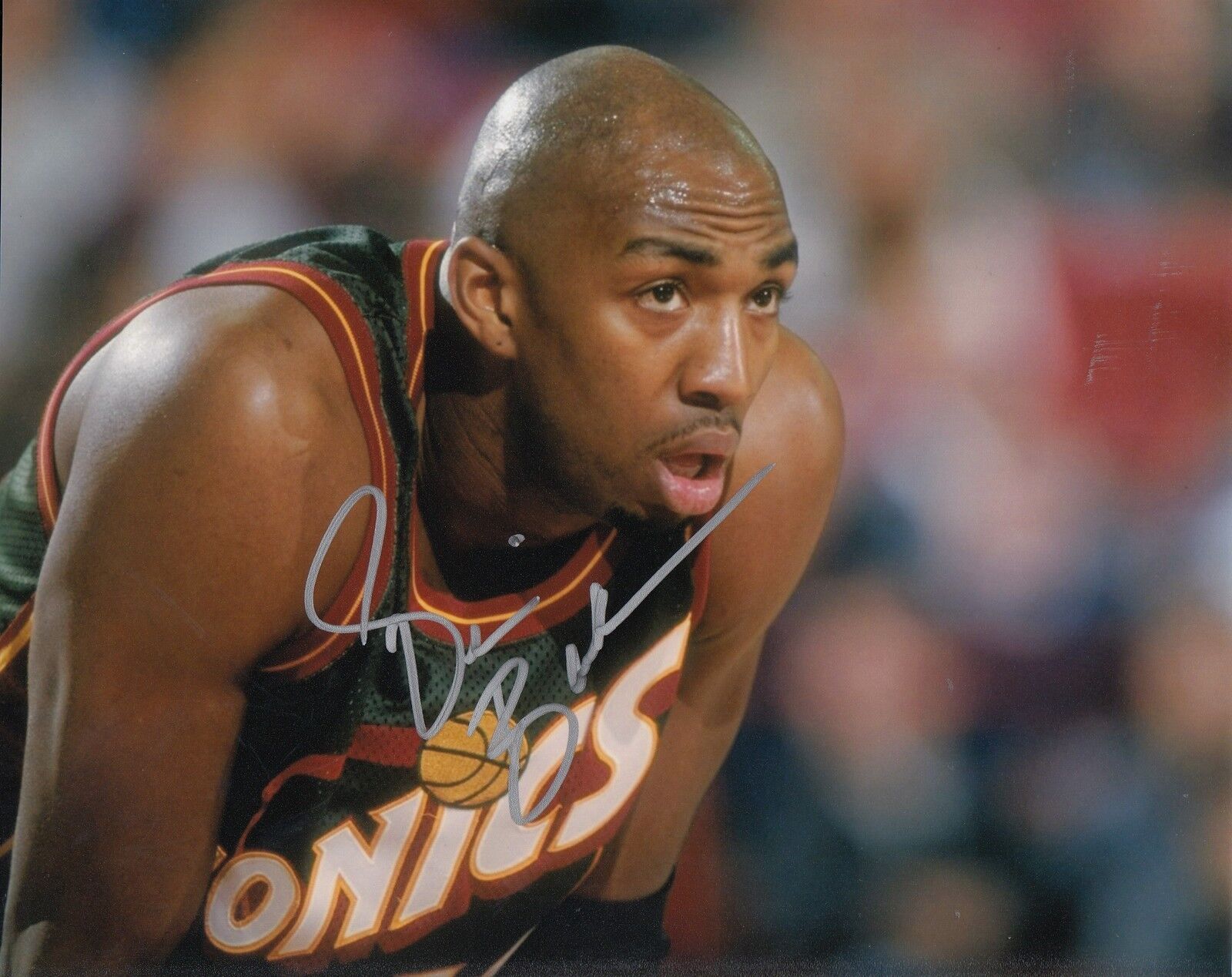 VIN BAKER signed (MILWAUKEE BUCKS) autographed Basketball 8X10 Photo Poster painting W/COA