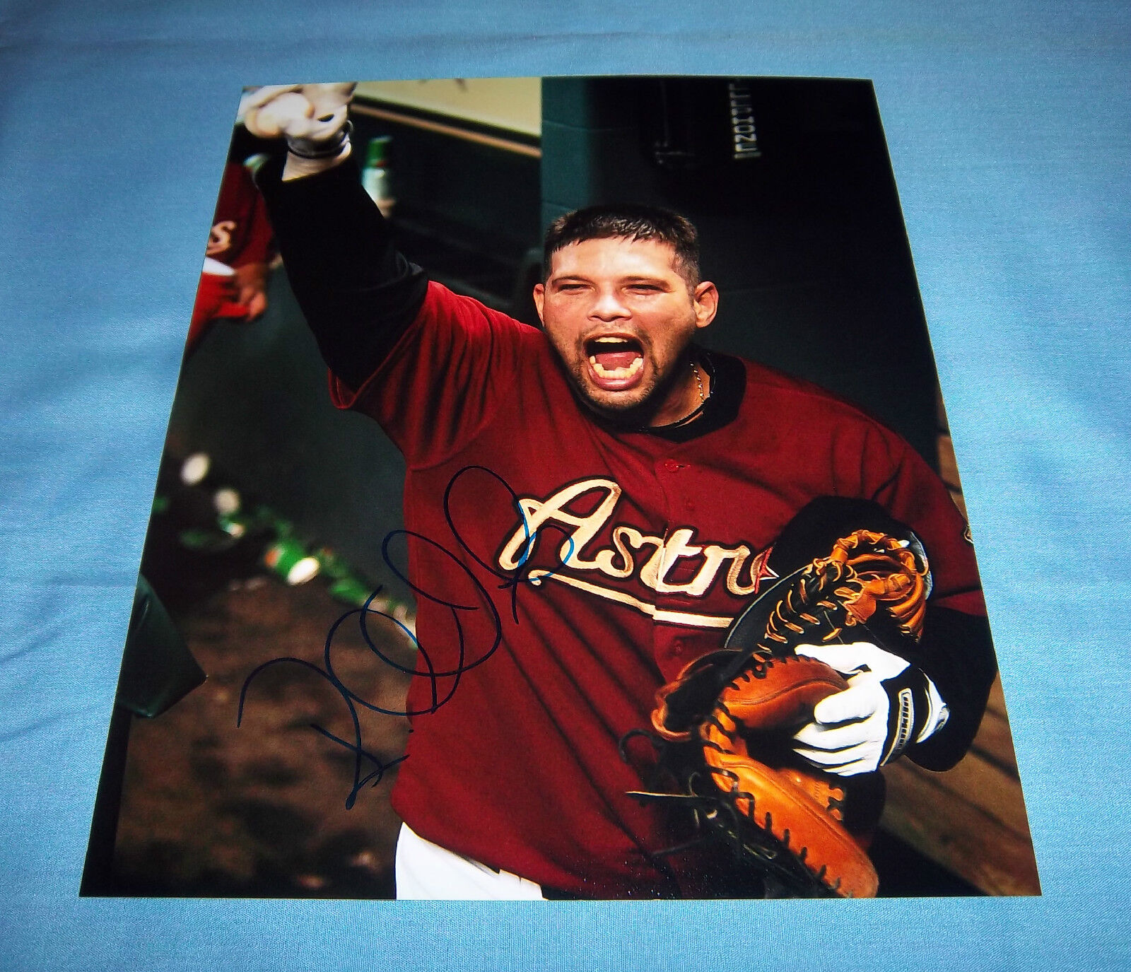 Houston Astros Raul Chavez Signed Autographed 8x10 Photo Poster painting