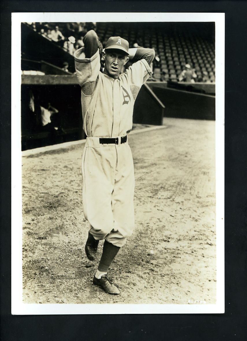 Porter Vaughan circa 1940 Press Original Photo Poster painting Philadelphia A's