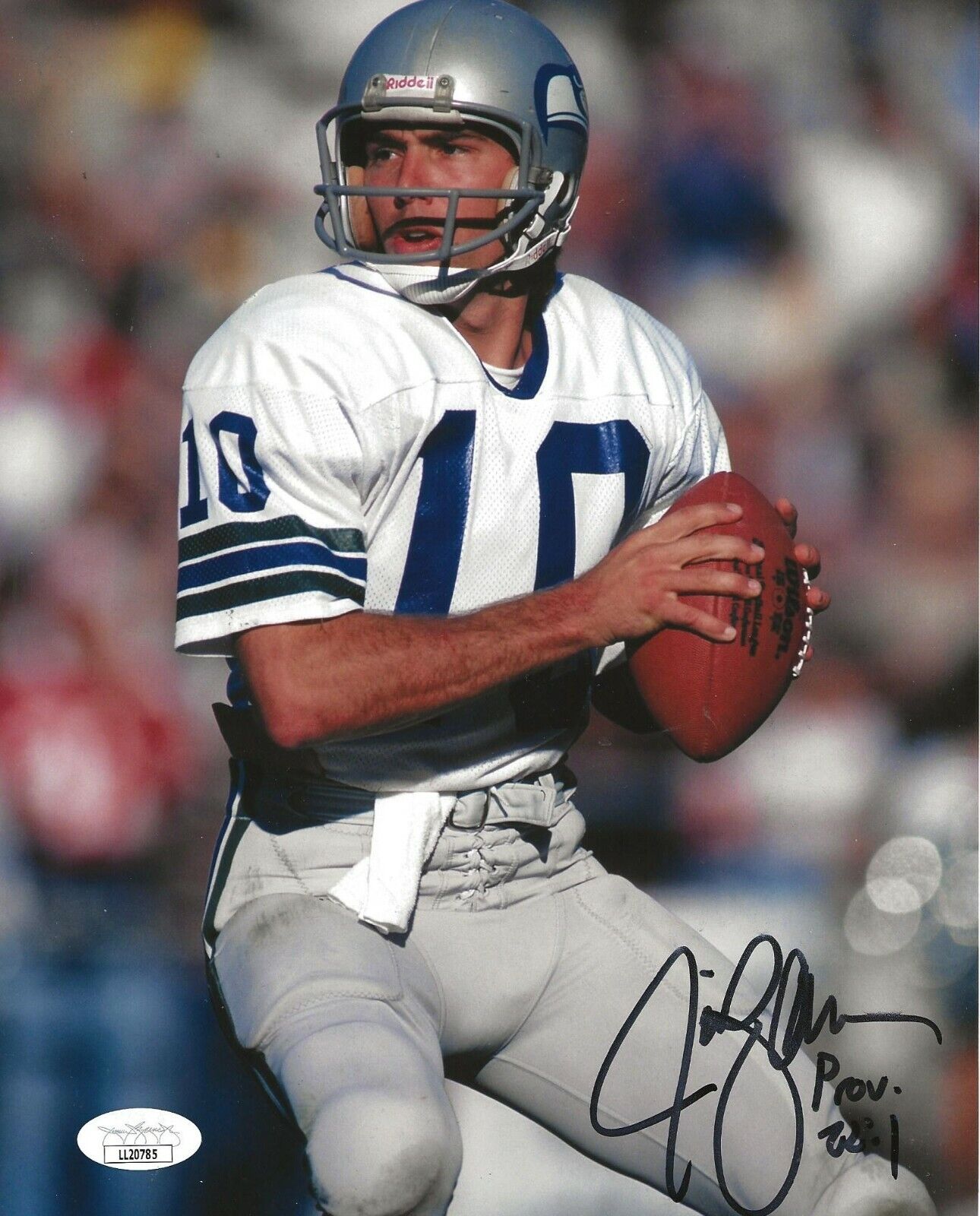 Jim Zorn signed Seattle Seahawks 8x10 Photo Poster painting autographed JSA