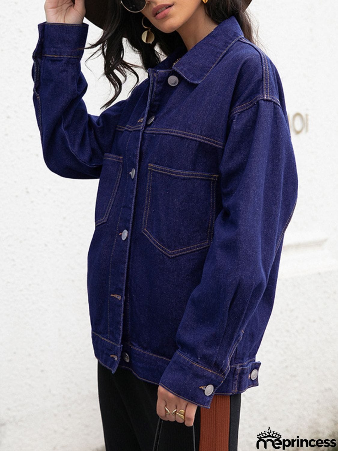 Buttoned Denim Jacket