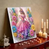 (Pre-Framed)Beauty-Special Shape Diamond Painting Kit(25x25cm)