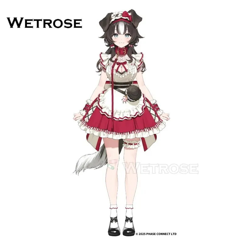 [Deposit Poll] Wetrose Virtual Vtuber Bibi Biscuit Maid Outfit Cosplay Costume 
