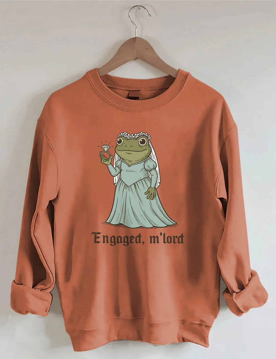 Funny Frog Engagement Sweatshirt