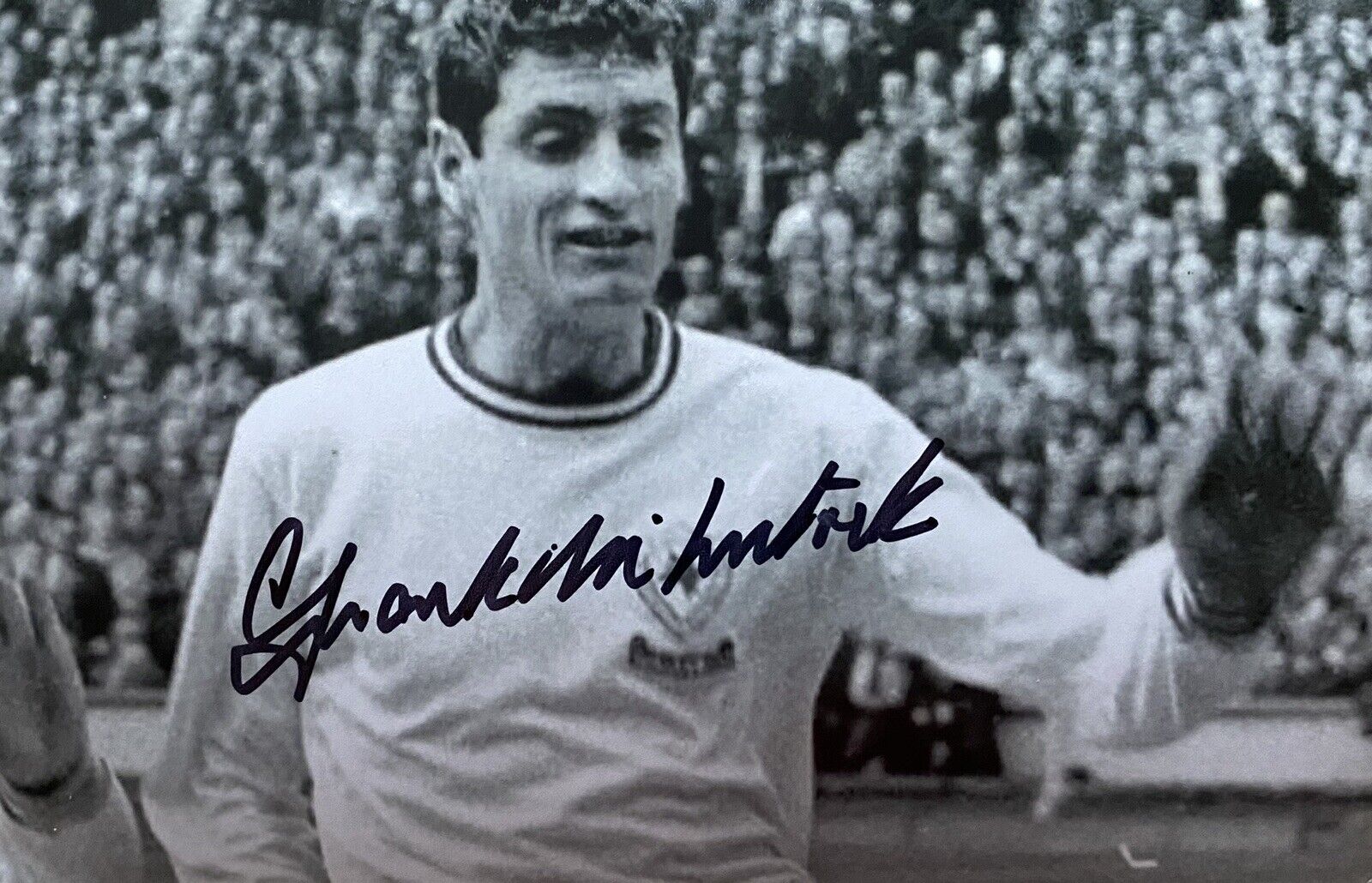 Frank McLintock Genuine Hand Signed Leicester City 6X4 Photo Poster painting 2