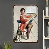 Pin Up Girl - Vintage Metal Signs - 20*30cm/30*40cm