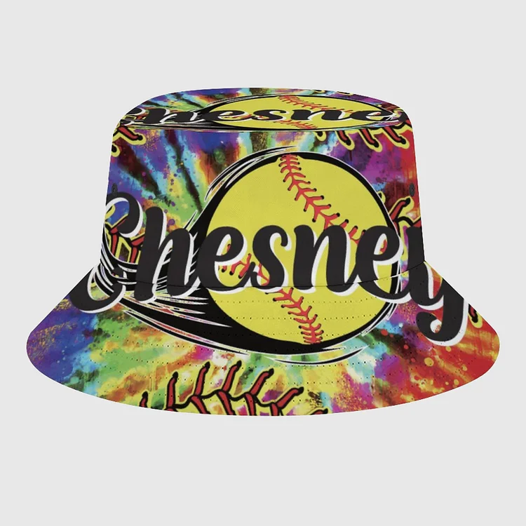 Personalized Softball Visor Bucket Hat|H27