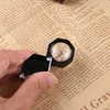 10X Jewelery Loupe Hexagonal Metal Mini Magnifying Glass 20.5mm Magnifier