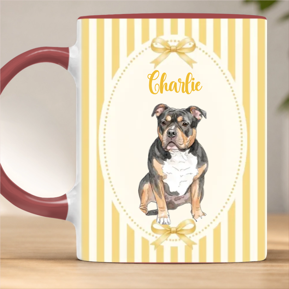 Custom Photo Mug with Watercolor Filter & Engraving, Personalized Picture Coffee Mug Change Background, Customized Gift for Friends Family