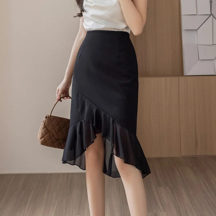 Wearshes Fashion Fishtail Package Hip Skirt