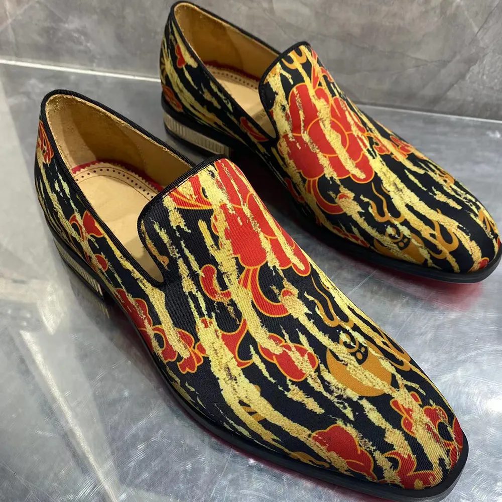 Gentleman's Oxford Shoes Red bottom Classic Formal Shoes-vocosishoes