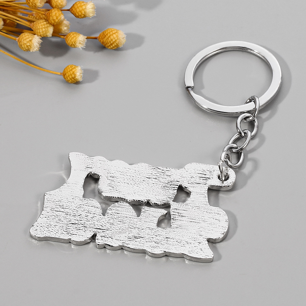 Hot-selling Movie and TV Peripheral Bill  Keychain English Pussy Wagon Alloy
