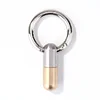 Stainless Steel Portable Mini Tiny Cutting Tool Key Ring Capsule Knife