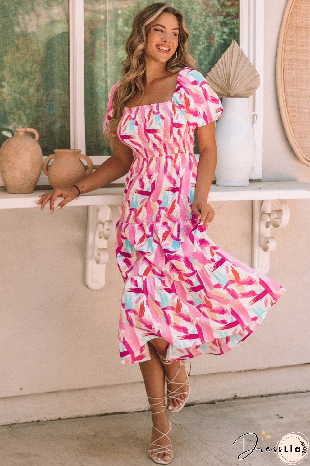 Flowy Midi Dress