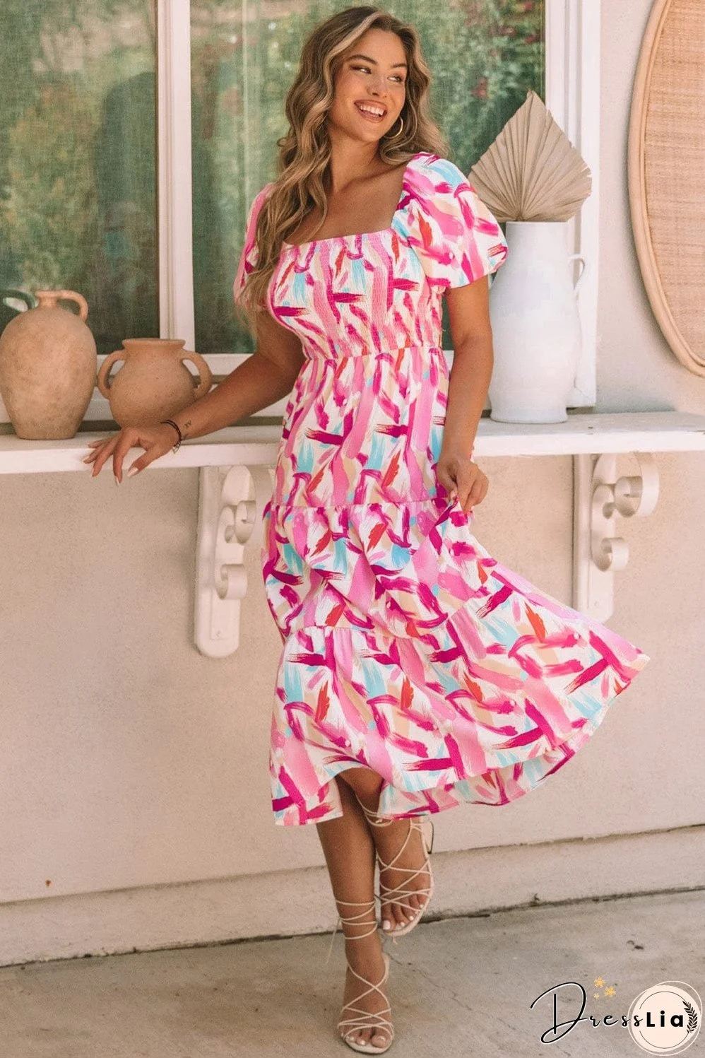 Flowy Midi Dress