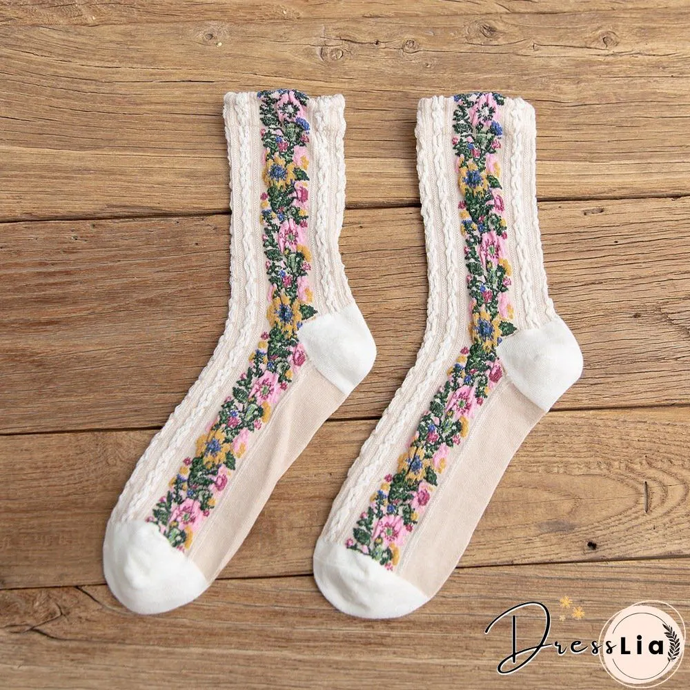 Breathable Sweet Cotton Women Socks