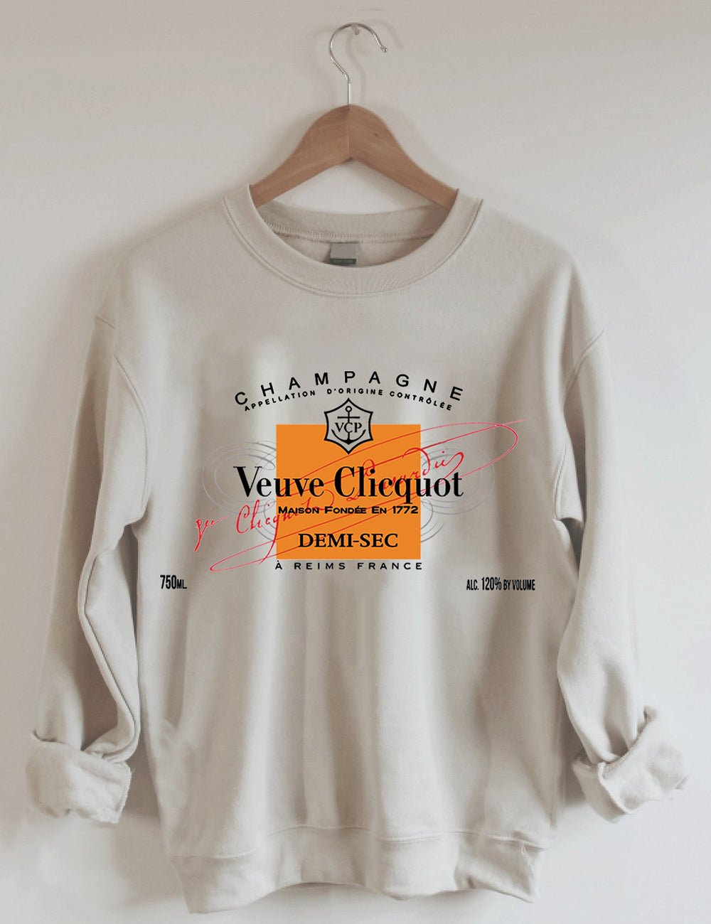 more veuve please sweatshirt