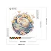>SALE<5D DIY Partial Special Shaped Drill Diamond Painting Sleeping Critters 30x30cm