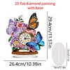 Flower Butterfly - 5D DIY Clock