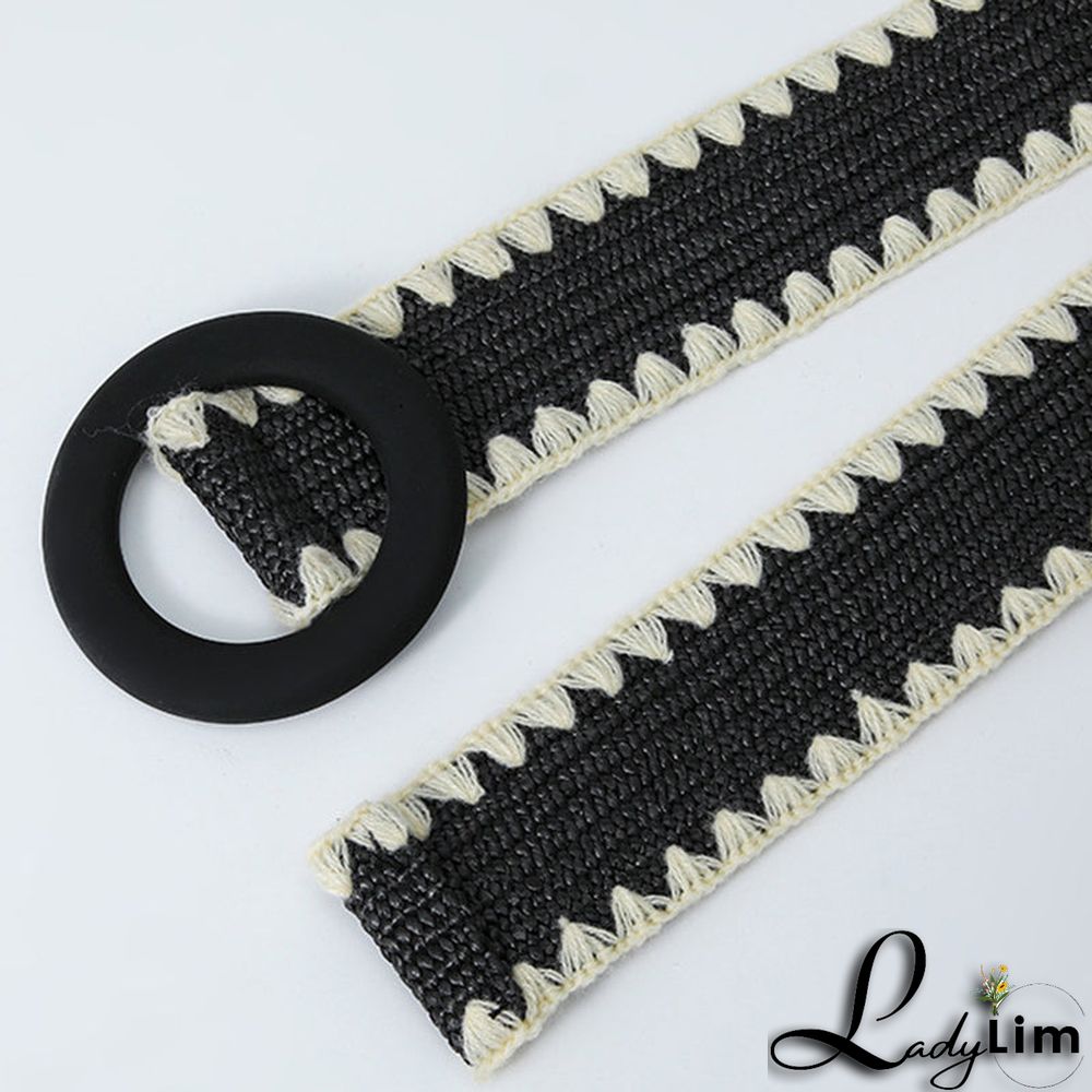 Casual Sweet Color Block Contrast Belts