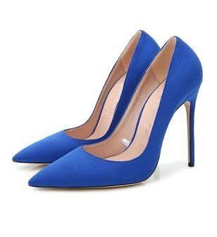 GOOSHOE Custom Blue Pumps - Handmade Dress Shoes